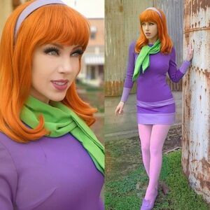 NWOT DAPHNE SCOOBY DOO STYLE DRESS…..407